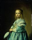 Portrait of a Girl Dressed in Blue